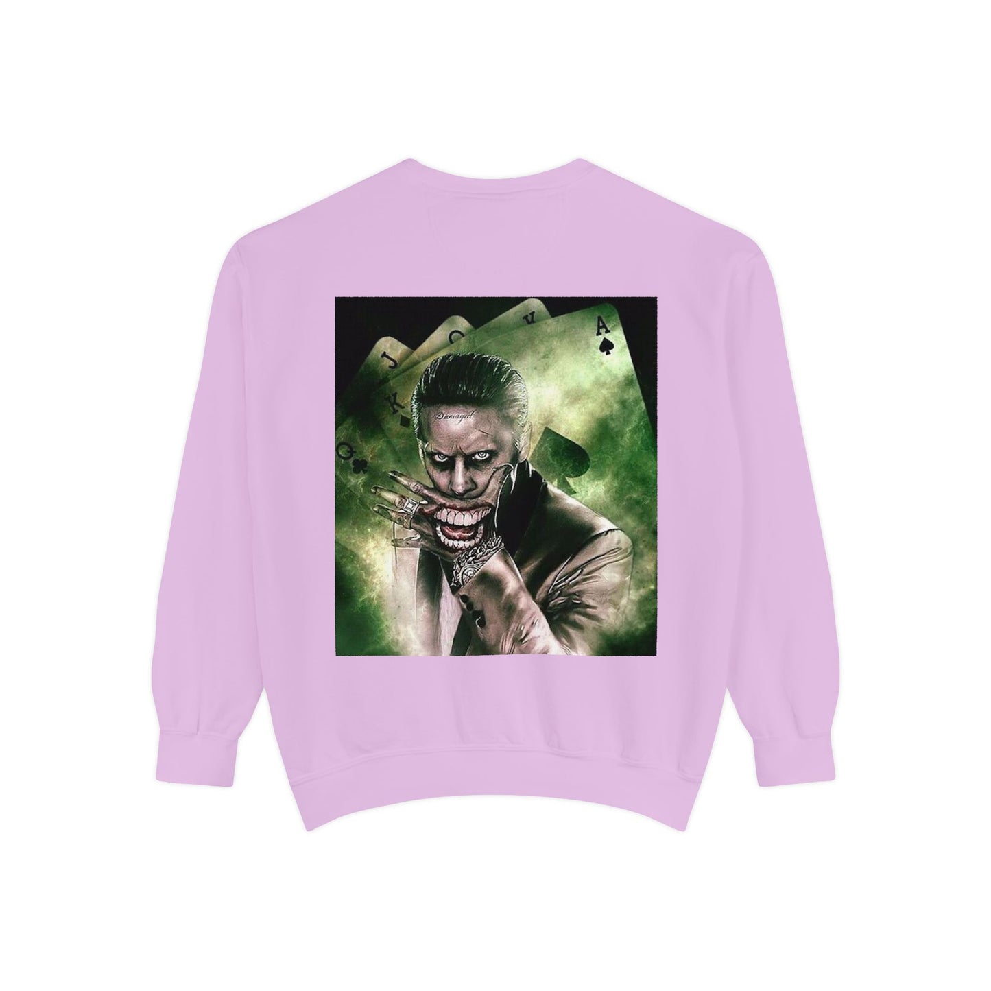 Unisex Joker Sweatshirt | Garment-Dyed | Edgy Graphic Design