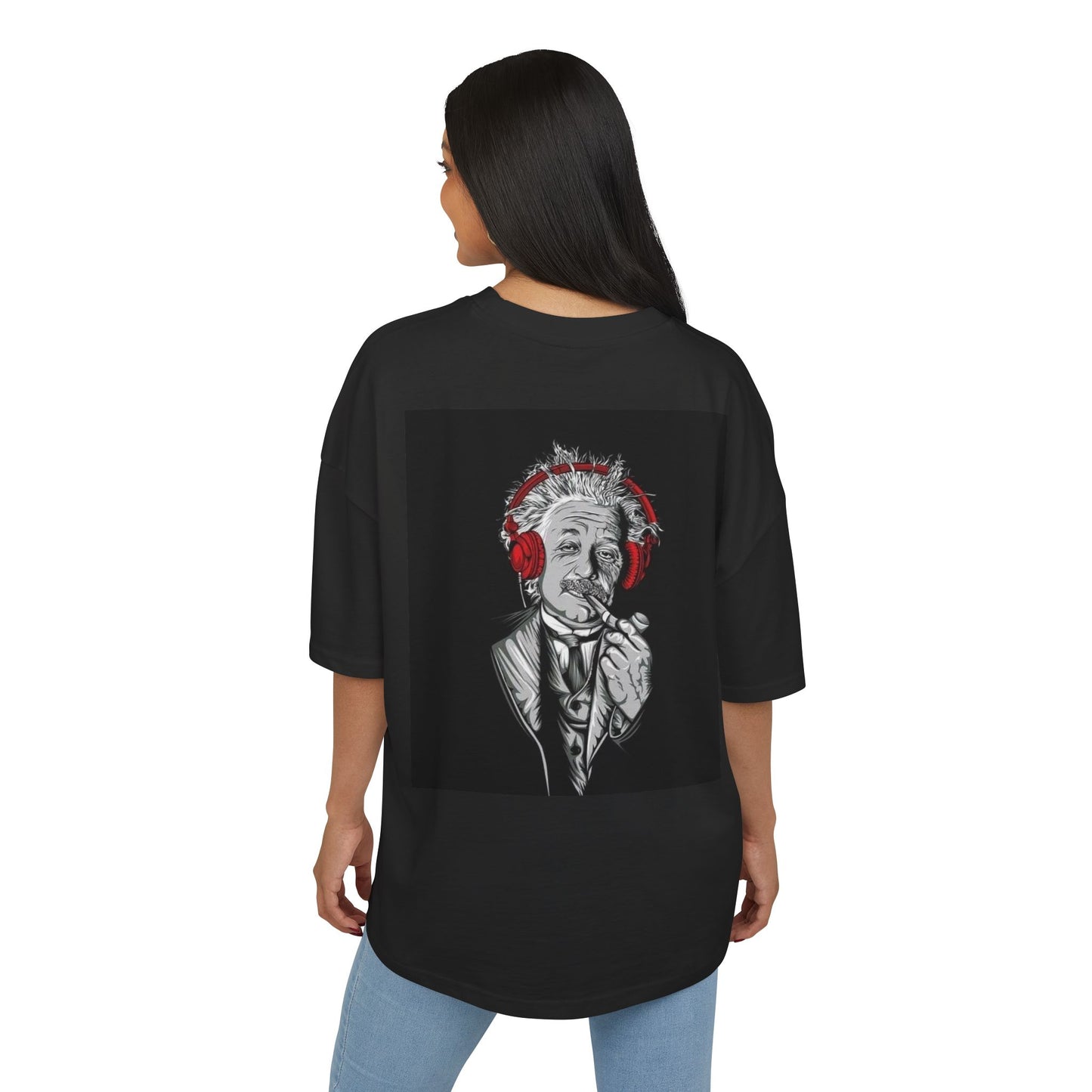 Einstein Vibes Unisex Ultra Heavy Cotton Box Tee - Music Lover's Design