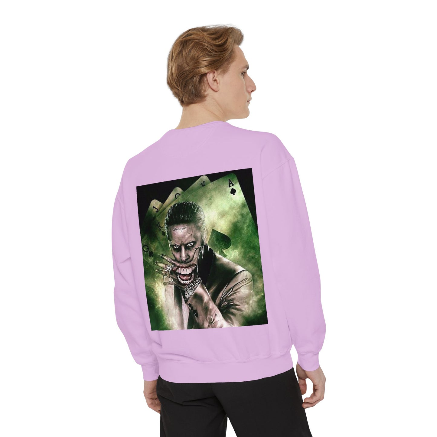 Unisex Joker Sweatshirt | Garment-Dyed | Edgy Graphic Design