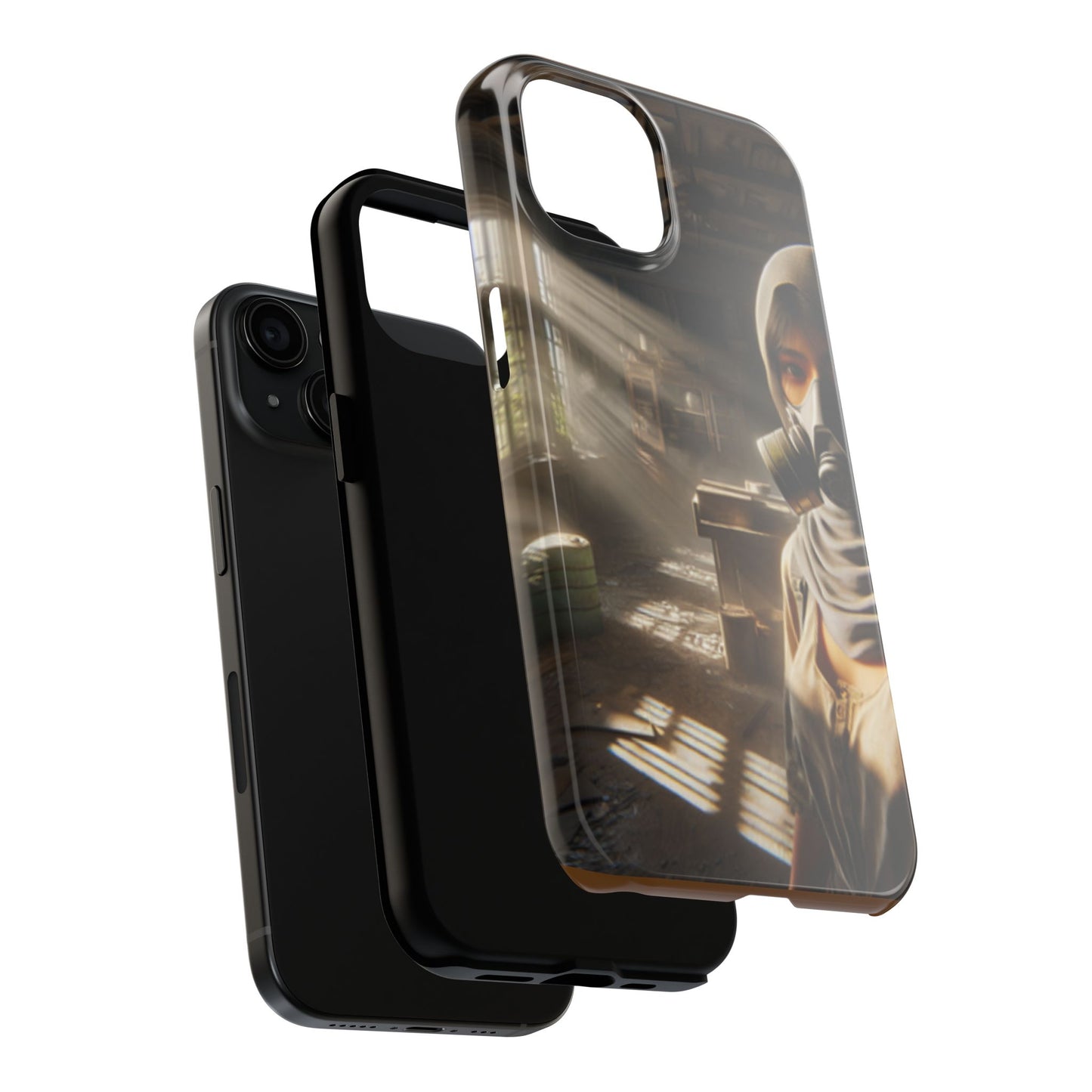 Tough Phone Cases - Stylish Protector with Unique Gas Mask Design