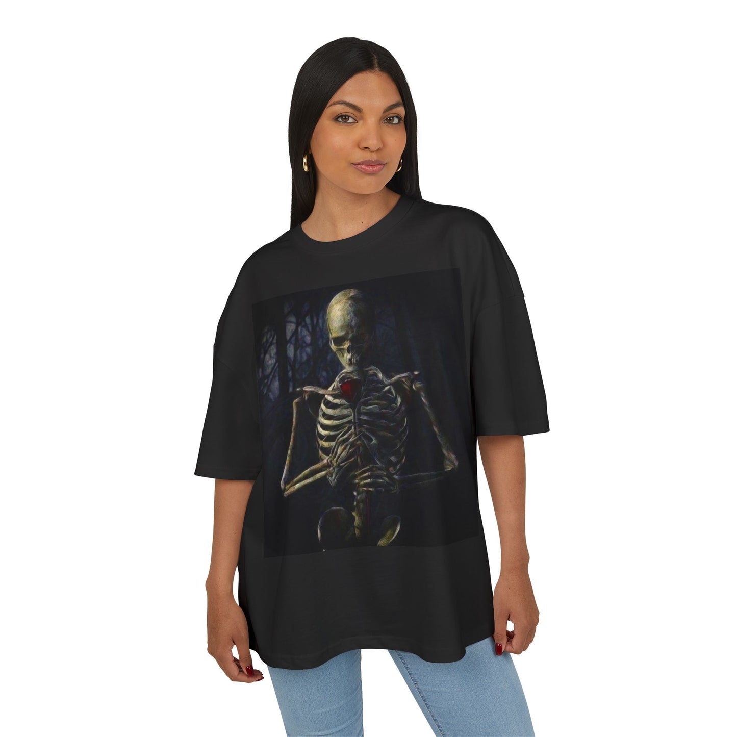 Gothic Skeleton Graphic Tee - Unisex Ultra Heavy Cotton T-Shirt