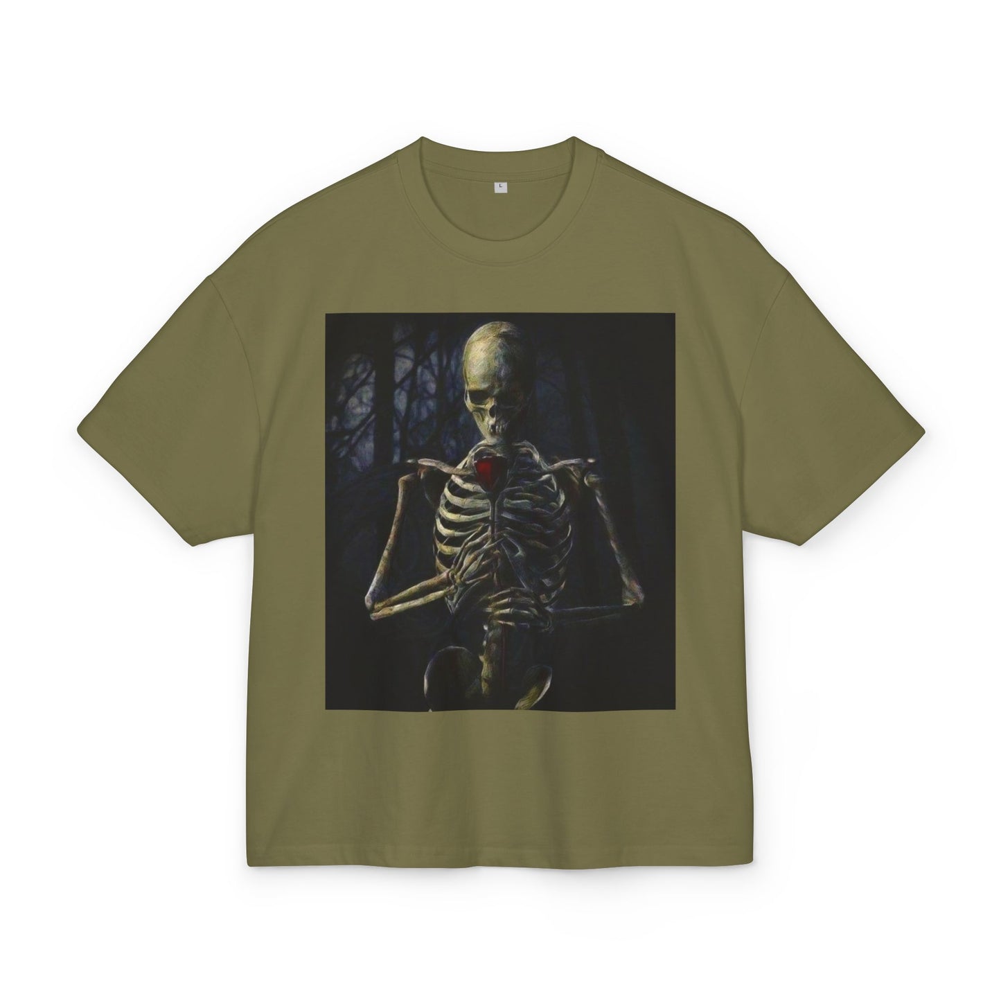 Gothic Skeleton Graphic Tee - Unisex Ultra Heavy Cotton T-Shirt