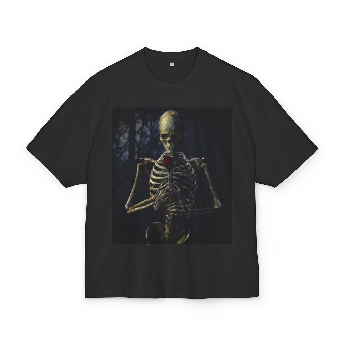 Gothic Skeleton Graphic Tee - Unisex Ultra Heavy Cotton T-Shirt