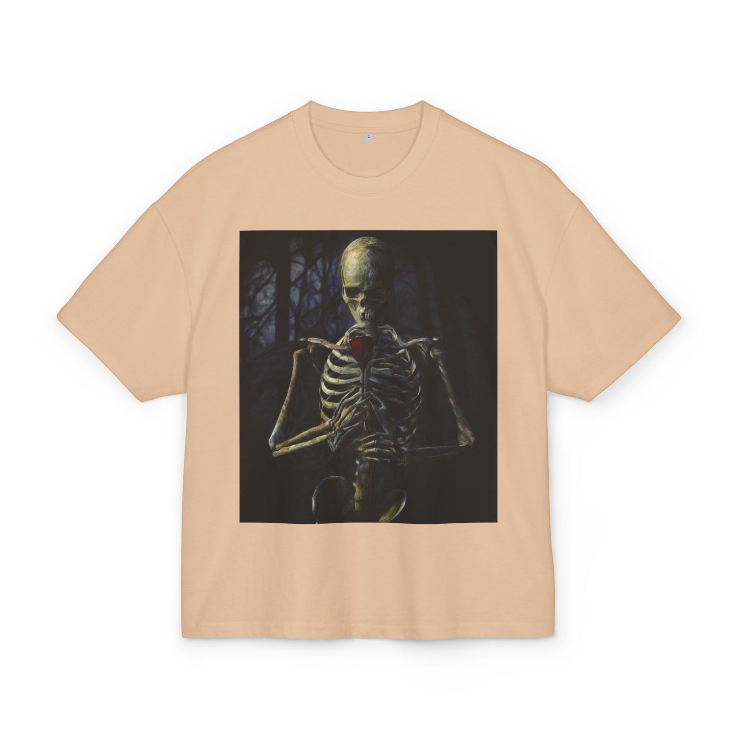 Gothic Skeleton Graphic Tee - Unisex Ultra Heavy Cotton T-Shirt