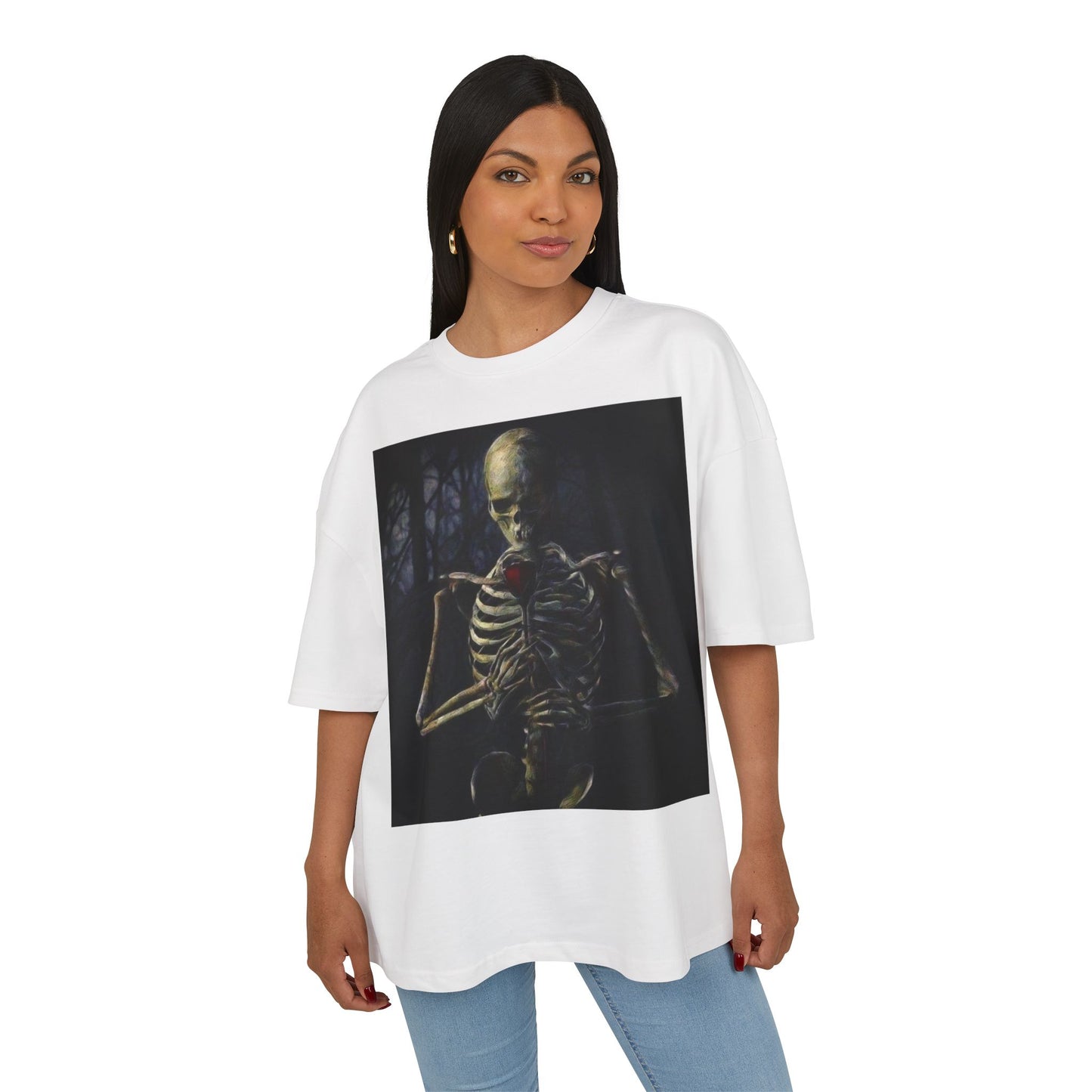 Gothic Skeleton Graphic Tee - Unisex Ultra Heavy Cotton T-Shirt